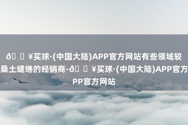 🔥买球·(中国大陆)APP官方网站有些领域较小但桑土缱绻的经销商-🔥买球·(中国大陆)APP官方网站