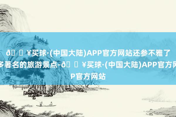 🔥买球·(中国大陆)APP官方网站还参不雅了很多著名的旅游景点-🔥买球·(中国大陆)APP官方网站