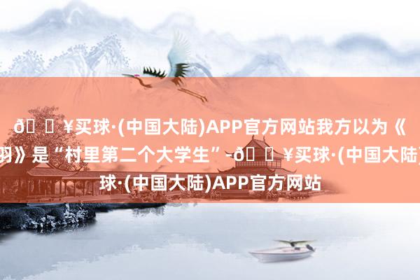 🔥买球·(中国大陆)APP官方网站我方以为《明末：渊虚之羽》是“村里第二个大学生”-🔥买球·(中国大陆)APP官方网站